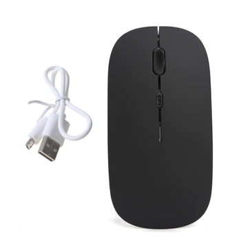USB Reîncărcabilă Mouse-ul fără Fir Tăcut, Mut Mouse-ul Optic Laptop 2.4 G