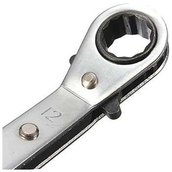 Cheie cu clichet set 8-21 mm inel dublu cheie metrice unelte de mână 10x12mm 30 de grade C. Offset de proiectare Metrice Offset Cheie cu Clichet