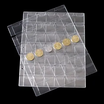 30pcs Noi 20/30/42 buzunare Plastic Pagină de Album Pentru Monede Titularii de Stocare de Colectare de Bani Album Caz