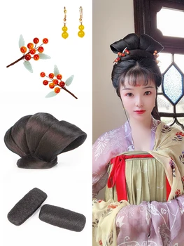 Stilul Antic Hanfu Prințesă Accesorii De Par Pentru Femei Classic Lady Frizură Petrecere, Articole Pentru Acoperirea Capului