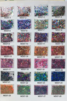 50G/sac de Unghii Sclipici Paillette Indesata Holografic Amestecat Paillette Hexagon Colorat Paillette Paiete, Glitter Nails Art Decor
