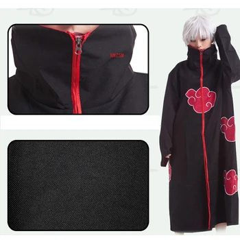2020 Noua Moda Anime Naruto Akatsuki Uchiha Itachi Cosplay Mantie Neagră Costume Pentru Adulți Benzi Desenate Haine Bentita Copii Roba