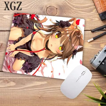 XGZ Sexy Anime Fata Jocuri Mare de Blocare Marginea Impermeabil Mouse Pad Mare Gamer Mouse-ul Mat de Calculator Mousepad Tastatura Birou Mat XXL