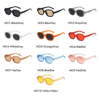 RBROVO Oval Femei ochelari de Soare Cadru Mic pentru Femei Ochelari de Soare 2021 Brand de Moda Designer de ochelari de Soare Pentru Barbati Street Hip-Hop Ochelari