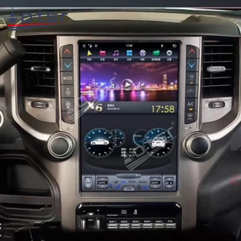 4+128GB Pentru Dodge RAM 2018 2019 Android Multimedia Radio Verticală a Ecranului de Navigare GPS Auto casetofon Auto Stereo Unitatii