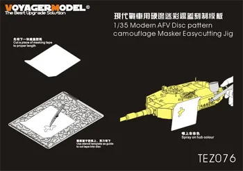 1/35 Voyager TEZ076 Moderne AFV Disc model de camuflaj Mască Easycutting Jig