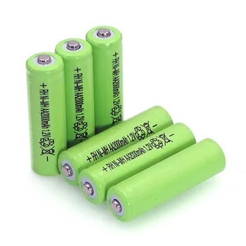 4buc 1.2 v NI-MH Baterii AAA 600mAh baterie Reîncărcabilă nimh Baterie + 4buc 1.2 V Ni-Mh AA 2000mAh NI-MH baterie pentru telecomanda