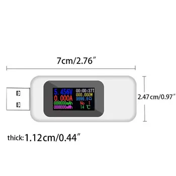 USB USB OLED Curent Tensiune de Test Metru Capacitate de Putere de Curent de Măsurare de uz Casnic Tester Precis Instrument Electric