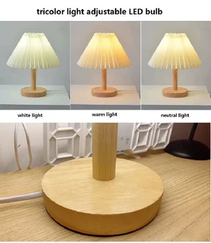 Coreeană Cutat lampa de masa din Lemn Noptieră Lampa de Studiu Tabel de Lectură Lumină pentru Camera de zi Dormitor Noptieră Iluminat Decorativ