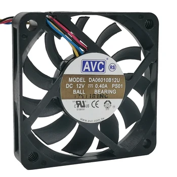 60mm pwm fan slim Pentru AVC DA06010B12U 10mm grosime 6010 12V 0.40 60 * 60 * 10 MM ultra-subțire pentru un volum de aer al ventilatorului de răcire