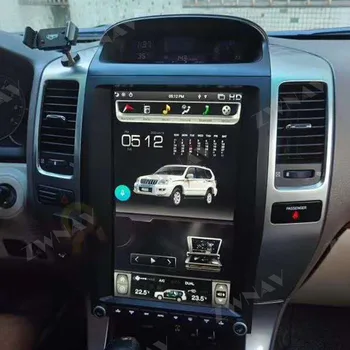 4+64 Android 10.0 Tesla Stil Mare Ecran Mașina Player Multimedia Pentru Toyota prado 2002-2010 GPS auto HIFI Navi Capul unitate Radio Auto