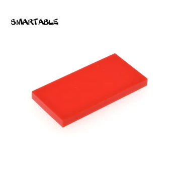 Smartable Faianta 2x4 cu Canelură Flat Știfturi Blocuri MOC Jucării Piese Compatibile Marile Branduri Oraș 87079 Jucării 100buc/lot