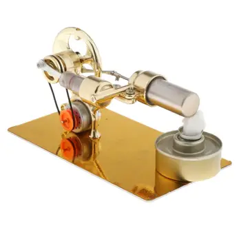 Aur Sterling Model de Motor de Fizica Stiinta Jucărie elemente de Recuzită de Cadouri pentru Copii