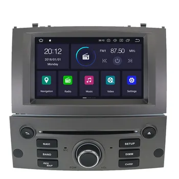 Android 10.0 4G+64GB Radio auto GPS player pentru Peugeot 407 2004-2010 Car multimedia DVD Player Radio-Navigație GPS Built-in DSP