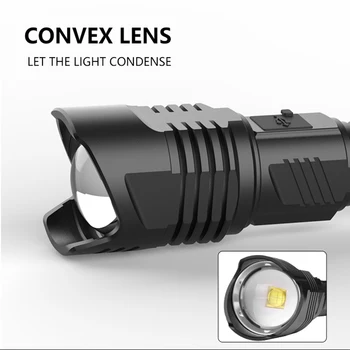2020 NOU XHP90.2 cel Mai Puternic Lanterna LED 48W USB Reîncărcabilă Lanterna LED-uri XHP90 Lanternă Tactică 26650 18650 Lampă de Mână