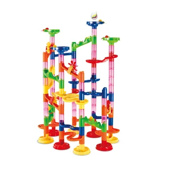 105/109 Piese Set DIY Marmură Construcție Pista de Curse Blocuri de Constructii pentru Copii Labirint Rola Mingea Jucarii Cadou de Crăciun Puzzle-uri