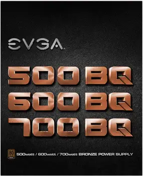 EVGA 700 BQ, 80+ Bronze 700W, Semi Modular, FDB Fan, 5 Ani de Garanție, tensiune Alimentare 110-BQ-0700-V1