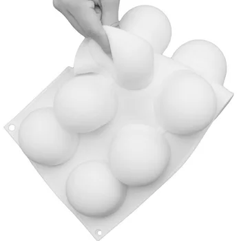 3D Matrite din Silicon pentru Trufe cu Balonul Rotund în Formă de Bicarbonat de Matrite Pentru Mousse de Ciocolata Mucegai Desert Brioșă Brownie Budinca de Jeleu
