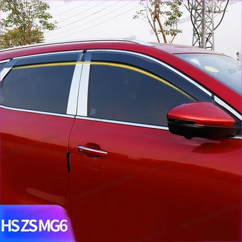 Lsrtw2017 Mașină de Ploaie Fereastră Umbra Ornamente pentru Mg Zs Hs Mg6 2017 2018 2019 2020 Ploaie fruntea Accesorii Auto Styling