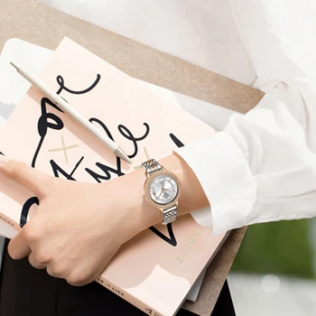 SUNKTA Cristal de Lux Watch Femei Impermeabil Ceas Curea din Otel Doamnelor Ceasuri de mână de Brand de Top Brățară Ceas Relogio Feminino