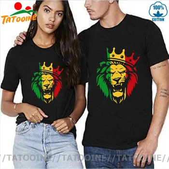 Tatooine Rasta Leu lui Iuda tricou femei bărbați Rastafarian Reggae Etiopian Leu tricou unisex Tendință de Moda Valentine Topuri Tee