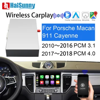 HaiSunny OEM Wireless CarPlay Pentru Porsche PCM 3.1 PCM4 .0 Navi Android Auto Cayman, Panamera și Cayenne Macan 718 911 991 Masina juca