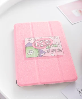 Fată roz Flip Cover Pentru iPad Pro 9.7 11 aer 10.5 12.9 2020 Air2 Mini 2 3 4 5 2019 Tableta Caz pentru Noul iPad 9.7 5 6 7