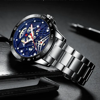 NIBOSI ceas barbati top brand de lux 2020 nouă bărbați cuarț ceasuri Design Unic sport ceas de mână de sex masculin din otel Relogio Masculino