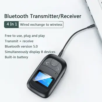 T14 LCD Display Bluetooth Audio 5.0 Emițător/Receptor Adaptor AUX RCA Stereo Adaptor Wireless Dongle Pentru PC Boxe Auto