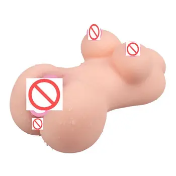 Jucarii sexuale Realist Silicon 3D Vagin Pussy & Anus Cururi Sex Real Păpuși Pentru Barbati Masturbari,Sex Produs Pentru Bărbați Ipsation-2.6 kg