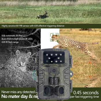 PR700 în aer liber Traseul Camera 20MP 1080P HD Joc de aparat de Fotografiat Impermeabil faunei Sălbatice Scouting de Vânătoare Cam 20 De Unghi Larg Și Viziune de Noapte