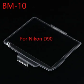 10buc/lot BM-10 Hard Folie de Plastic Monitor LCD Capac Ecran Protector pentru Nikon D90