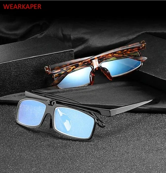 WEARKAPER Anti Blue Light Design Flip-up cu Ochelari Ochelari de Citit Pentru Barbati Femei Cititorii Presbyopic Ochi Glasse 1.0-3.5