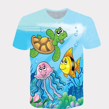 Copii 3D Mario Print T-shirt Îmbrăcăminte pentru Băieți și Fete de Vară Tee Top Haine Copii Haine Copii tricou Casual 2020
