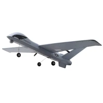 Z51 Avion RC 2.4 G 2CH Prădător de Control de la Distanță 660 mm Anvergura aripilor Spuma de Mână Aruncat Planor Drone DIY Kit pentru Copii Incepatori