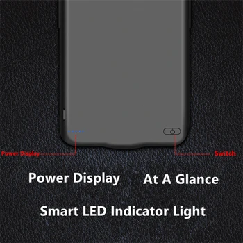 Margrett 10000 Mah Pentru Xiaomi Redmi Nota 7 Nota 7 Pro Baterie Caz Smart Cover Telefon Power Bank Pentru Redmi Nota 7 Încărcător Caz