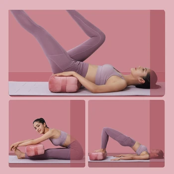 Yoga Sustine Pernă de Meditație și de Sprijin - Dreptunghiular Yoga Perna - Yoga Accesorii de Mașină de spălat cu Transporta Ha