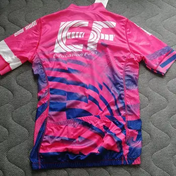 2020 echipa pro EF roz cu laser tăiat banda de ciclism jersey set bărbați cursa manșetă iute uscat vara MTB Ropa Ciclismo Biciclete maillot GEL PAD
