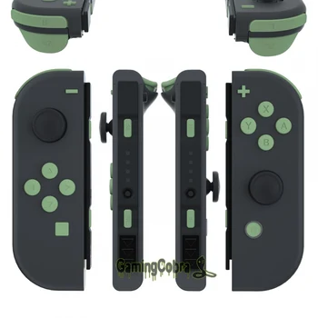 Matcha Green DIY Soft Touch Set Complet Butoane ABXY Tastele de Direcție SR SL L R ZR, ZL Declanșa Kituri de schimb pentru NS Comutator Bucurie-Con