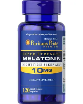 Super-Puterea de Melatonina 10 mg*120 de pc-uri Ajuta la imbunatatirea somnului pe timp de noapte sleep aid transport gratuit
