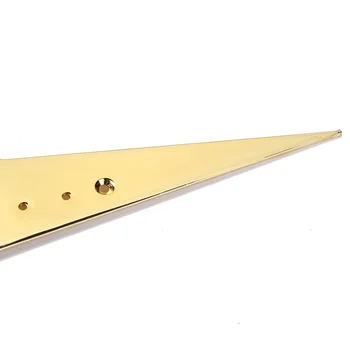 6-string Vee Flying V-Chitară Pod Tailpiece Compatibil Pentru Flying V Chitara Piese Accesorii (Aur)