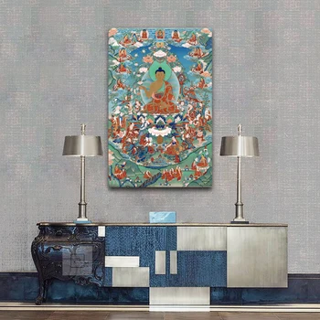 Tibetan Budist Thangka agățat tabloul Tibetul Budist camera de zi de decorare pictura acasă cadou