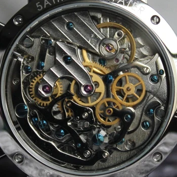 Bărbați Mechanical Ceas Cronograf Pilot Ceasuri de mana Barbati Oțel Safir fazele Lunii Ceas de mână Pescăruș ST1901 Mișcarea Noi 2020