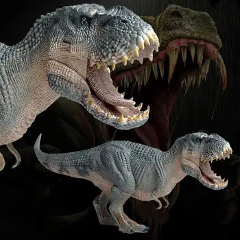 Tyrannosaurus Rex Dinozaur Model Albastru Tyrannosaurus Cadouri de Acțiune de Simulare Modelul de Decor Figurine Jucarii Animale T1W6
