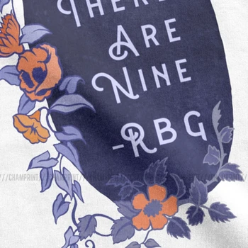 Atunci când Există Nouă Tricouri Femei Ruth Bader Ginsburg Rbg Feministă Tumblr T-shirt Echipajul Gât Teuri de Sus Streetwear Haine de sex Feminin