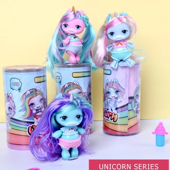 Original Copilul Renăscut Unicorn Papusa Figura Jucărie Surpriză Poopsies Silcone Sex BJD Păpuși cu Păr Colorat și Jucării pentru Fete Pentru Copii Cadouri