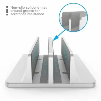 Vertical Suport pentru Laptop Reglabil Aliaj de Aluminiu Dual Slot Notebook suport suport suport Suport 2 Slot 1 Slot Raft