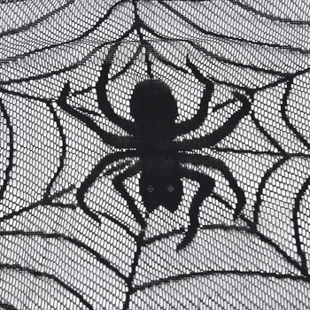 Halloween Gotica Perdele De Dantelă Spider Web Decorare Casa Bantuita Agățat Grim Reaper Groază De Elemente De Recuzită Home Bar Club