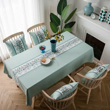 1 bucată de stil rustic masă dreptunghiulară lavabil masa bucatarie masa de textile fata de masa decor acasă 140