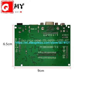 LCD TTL LVDS Controler de Bord HDMI VGA 2AV 50PIN pentru AT070TN90 92 94 Suport Automat VS-TY2662-V1 Driver de Placa